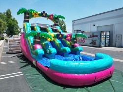15ft Aloha Double Lane Waterslide